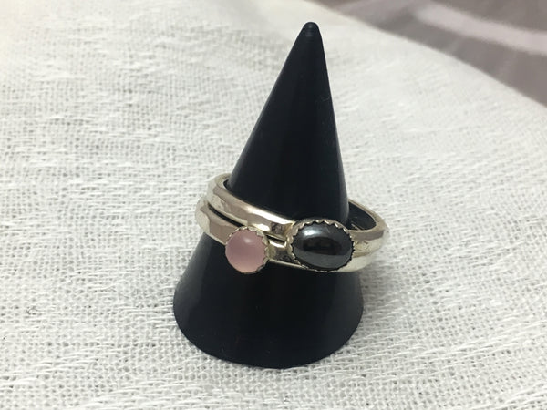 Pink Chalcedony Ring