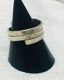 Textured 3/2 Wrap Ring