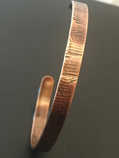 Stripey cuff - Copper