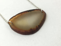 Sliced Agate - brown